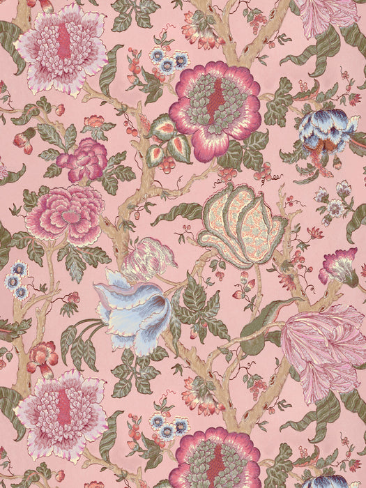 Scalamandre Artichaut Azalea Wallpaper Sample WJ272000004