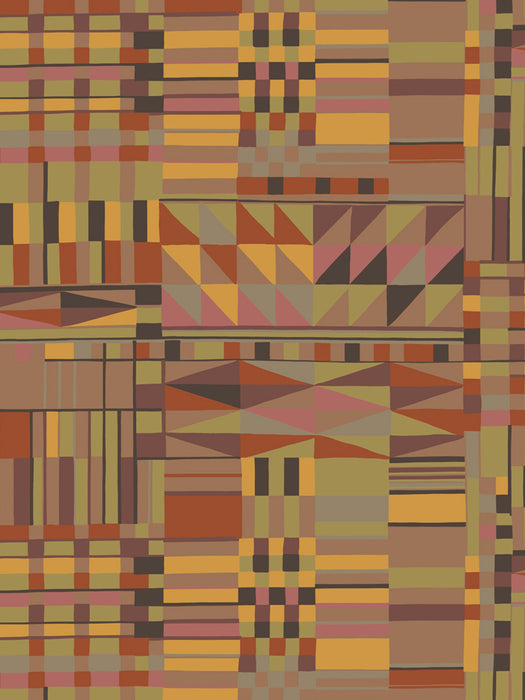 Scalamandre Tiebele Adobe Wallpaper Sample WJ262100006