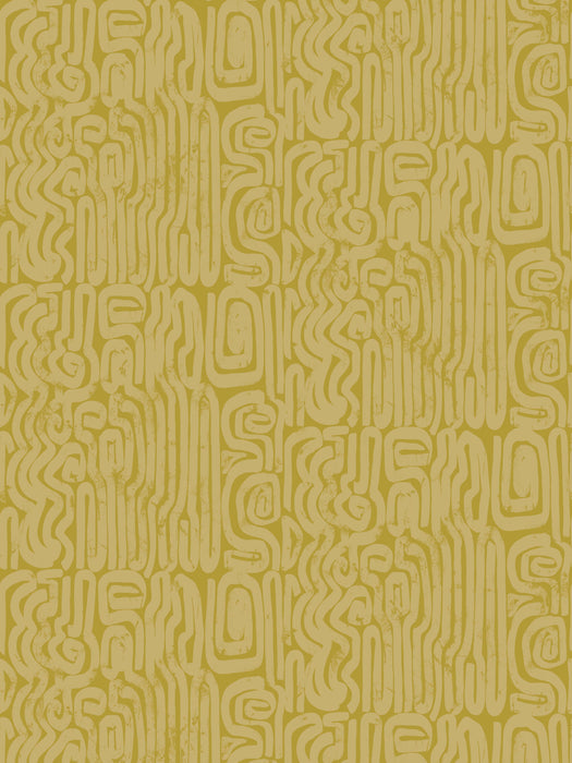 Scalamandre Bantu Golden Sand Wallpaper Sample WJ262300008