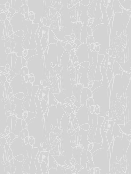 Scalamandre Heleine Ice Wallpaper Sample WJ270100012