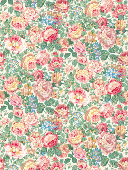 Scalamandre Grande Rose Garden Multi Wallpaper Sample WJ272200022
