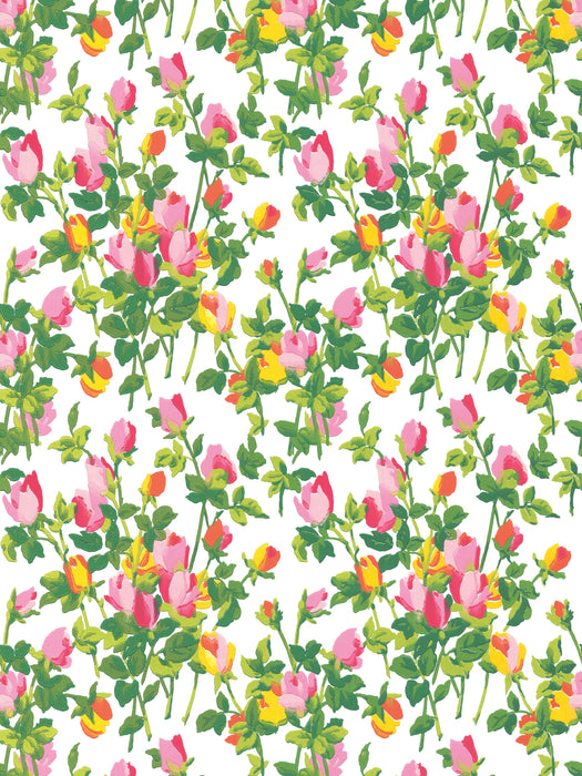 Scalamandre Roseraie Garden Multi Wallpaper Sample WJ272700072