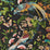 Old World Weavers Botany Bay  Black Ruby Wallpaper Sample WJR6822D0002