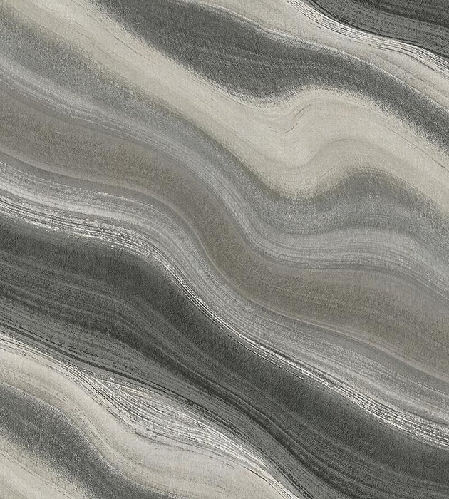 Scalamandre Paria Canyon Graphite Wallpaper Sample WMA0900ST00