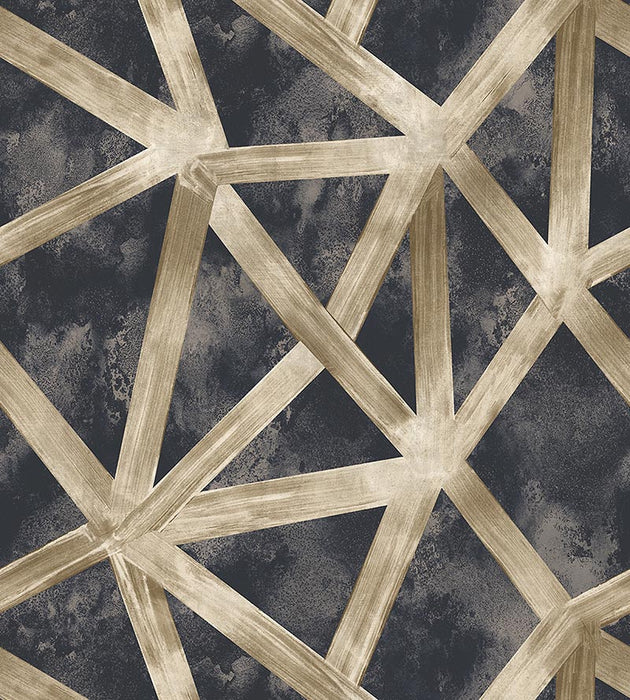 Scalamandre Interstellar Noir Wallpaper Sample WMA0914ST00