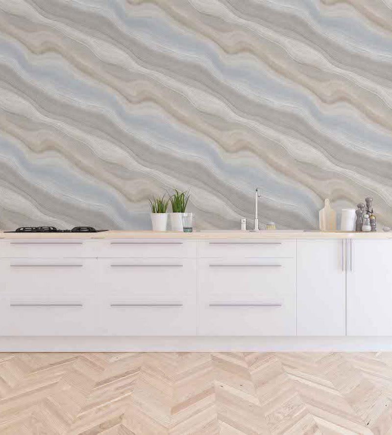 Scalamandre Paria Canyon Taupe Wallpaper WMA0900ST01