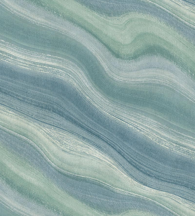 Scalamandre Paria Canyon Seafoam Wallpaper Sample WMA0900ST04