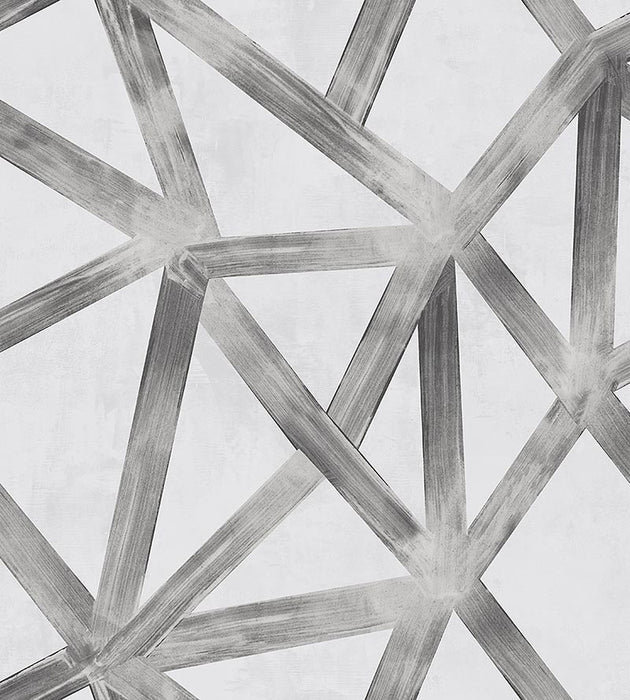 Scalamandre Interstellar Graphite Wallpaper Sample WMA0914ST10