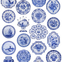 Nicolette Mayer Collections Blue Wallpaper WNMCOLL0001