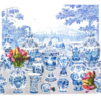 Nicolette Mayer Garniture Scenic - Tulips Neutral - Right Panel Wallpaper WNMGSTR0001
