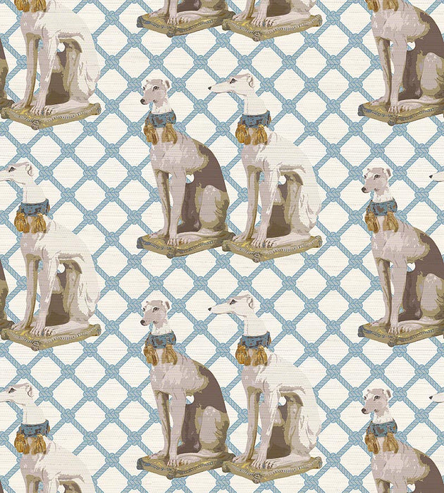 Nicolette Mayer Regal Greyhound Wyeth Wallpaper Sample WNMREGA0001
