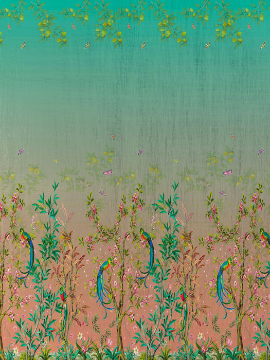 Nicolette Mayer Resplendent Quetzal - Panel Tian Wallpaper Sample WNMRESP0001