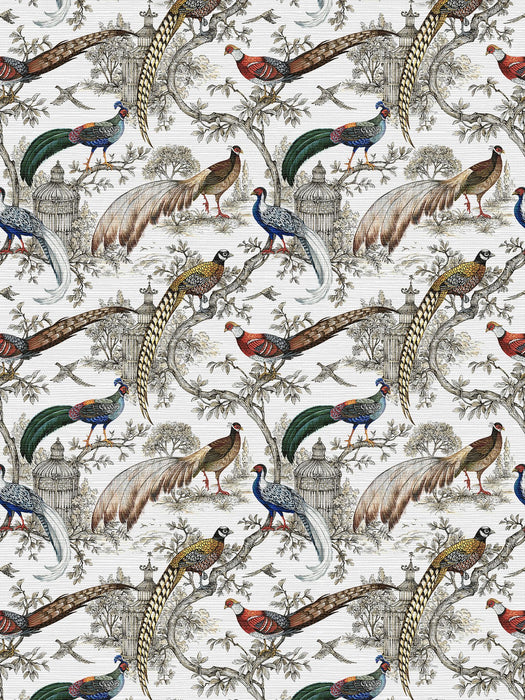 Nicolette Mayer Sauvage White Original Wallpaper Sample WNMSAUV0001