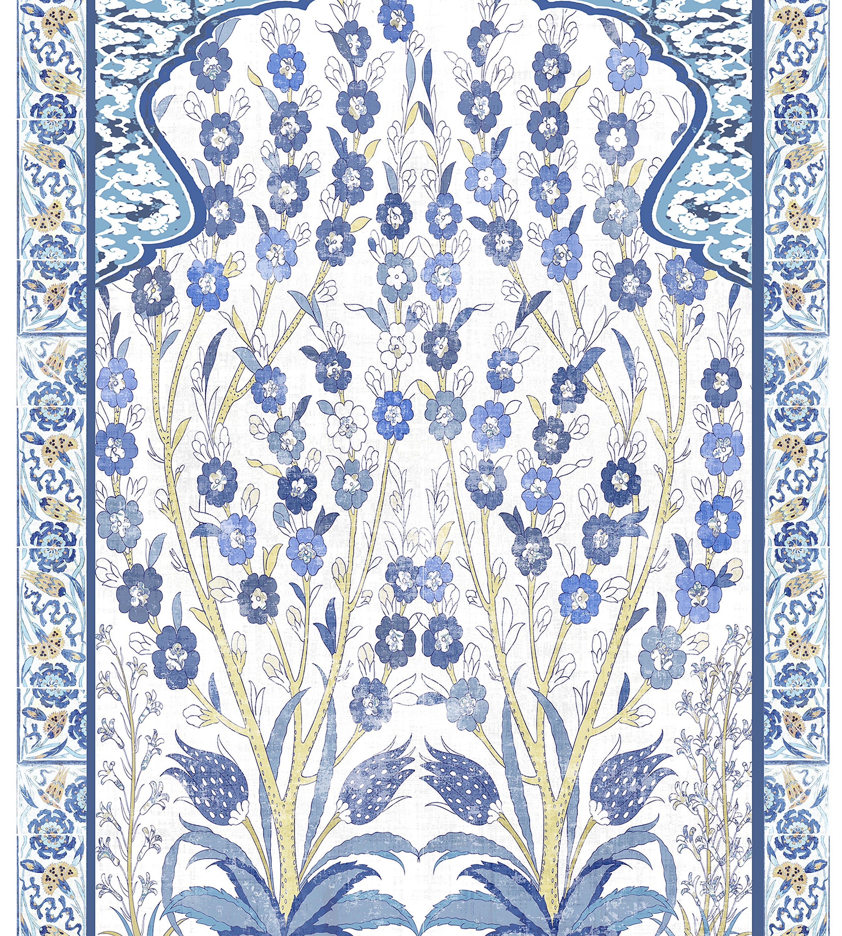 Nicolette Mayer Tree Of Life Dyptich - Double Classic - Right Panel Wallcovering Sample WNMTLDR0001