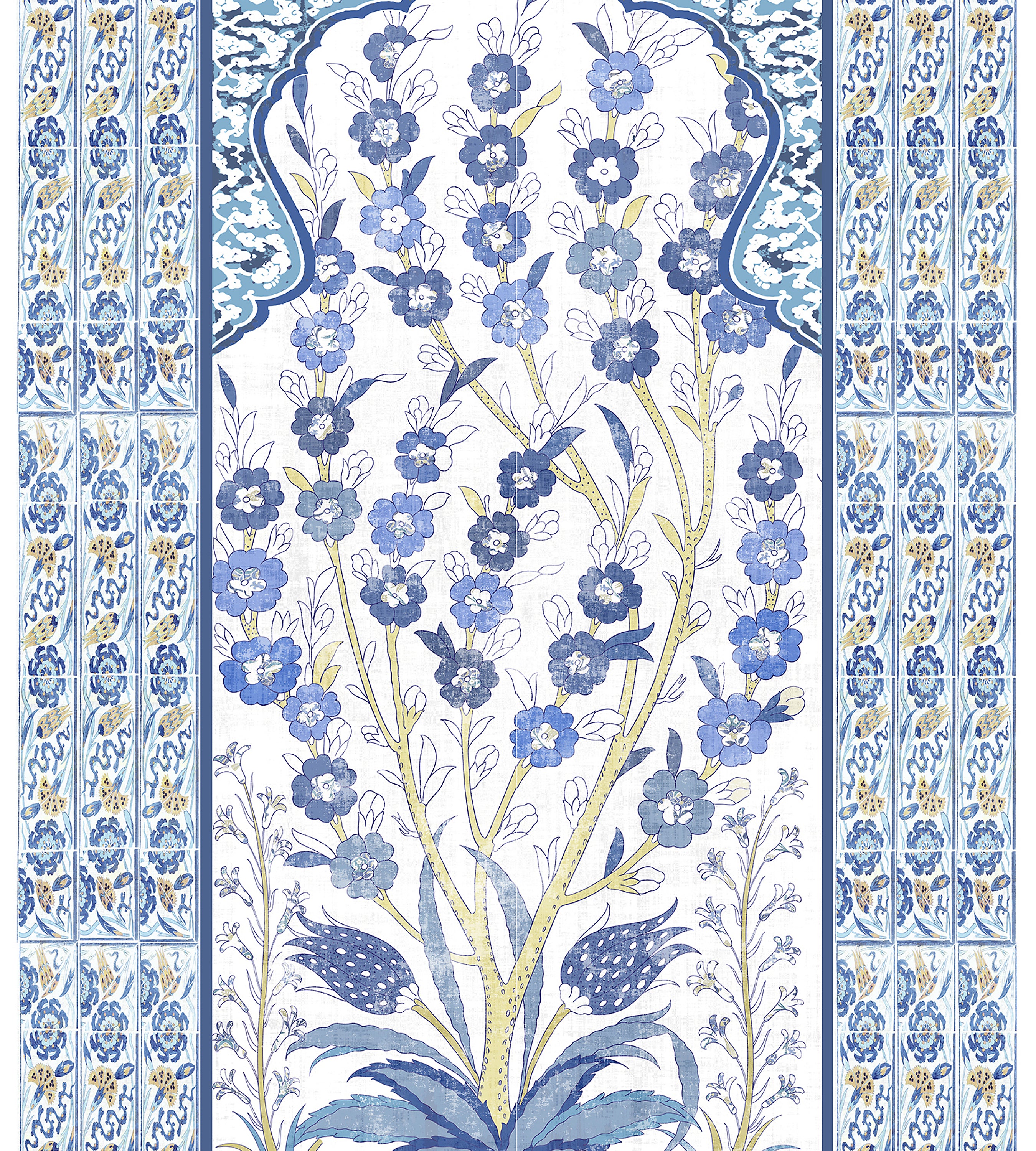 Nicolette Mayer Tree Of Life Dyptich - Single Classic - Right Panel Wallcovering Sample WNMTLSR0001