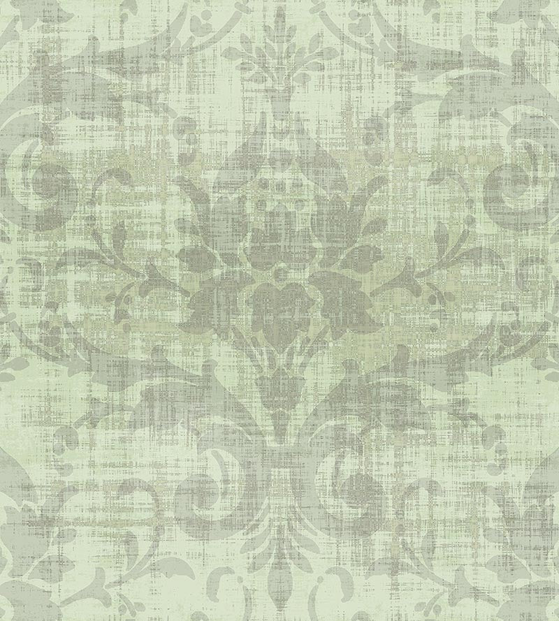 Nicolette Mayer Ballroom Celadon Wallpaper Sample WNMBALL0002