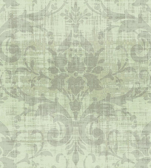 Nicolette Mayer Ballroom Celadon Wallpaper Sample WNMBALL0002