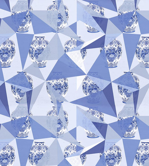 Nicolette Mayer Elements Blue Wallpaper Sample WNMELEM0002