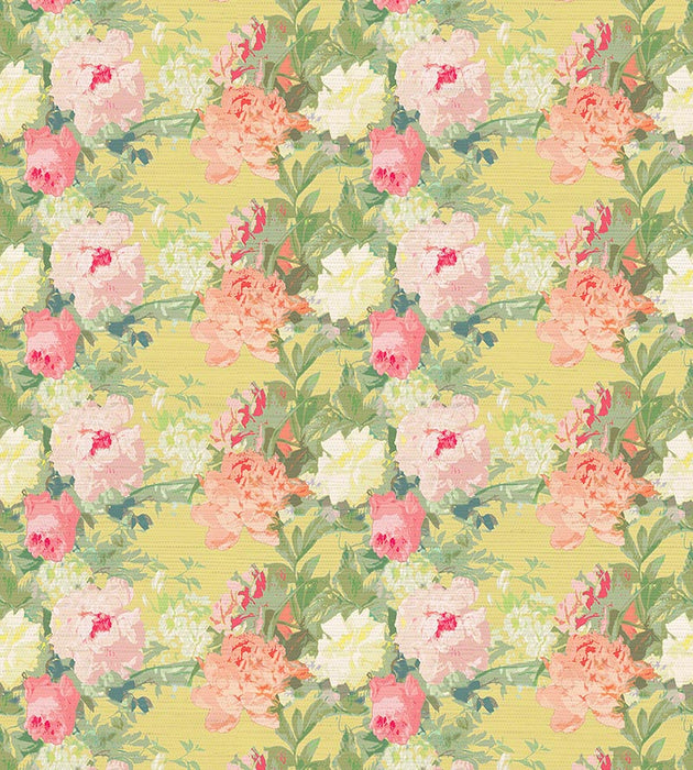 Nicolette Mayer Les Fleurs Lemon Wallpaper Sample WNMFLEU0002