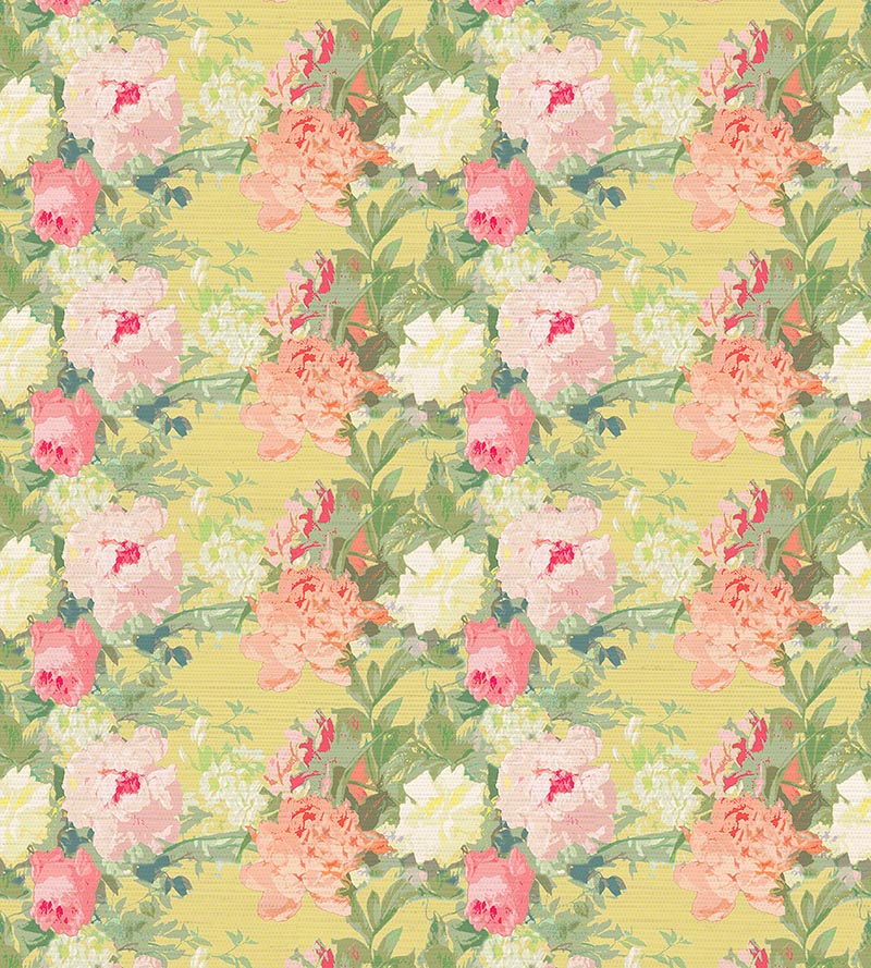 Nicolette Mayer Les Fleurs Lemon Wallpaper WNMFLEU0002