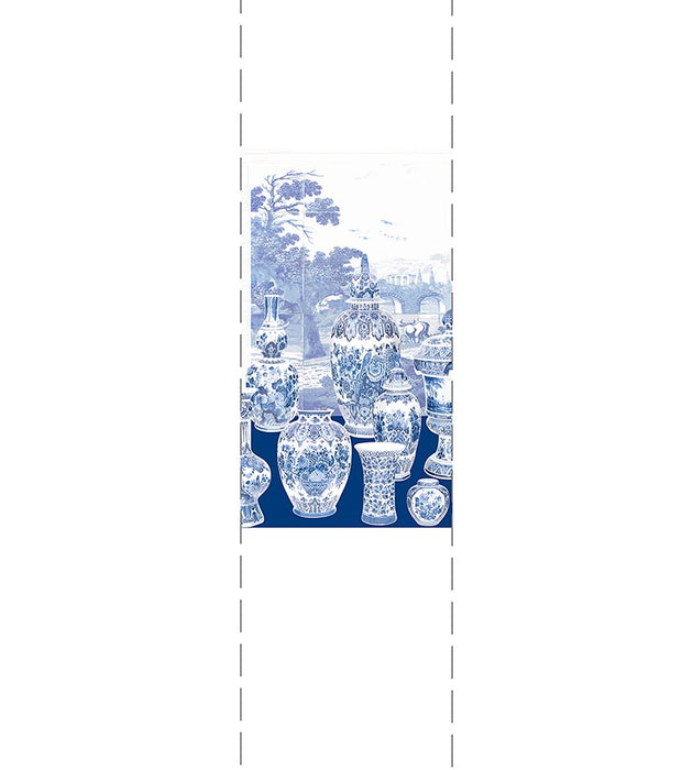 Nicolette Mayer Garniture Scenic Blue - Left Panel Wallpaper WNMGSNL0002