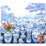Nicolette Mayer Garniture Scenic - Tulips Blue - Left Panel Wallpaper Sample WNMGSTL0002