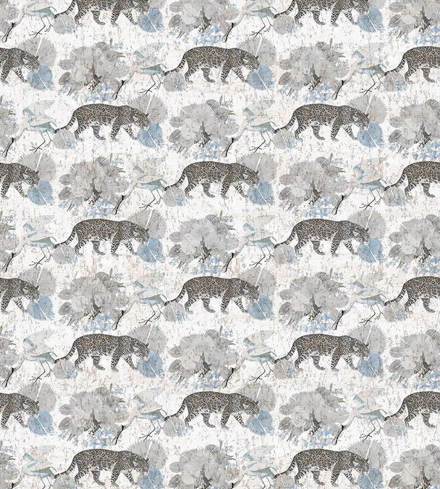Nicolette Mayer Leopard Walk Powder Wallpaper Sample WNMLEOP0002