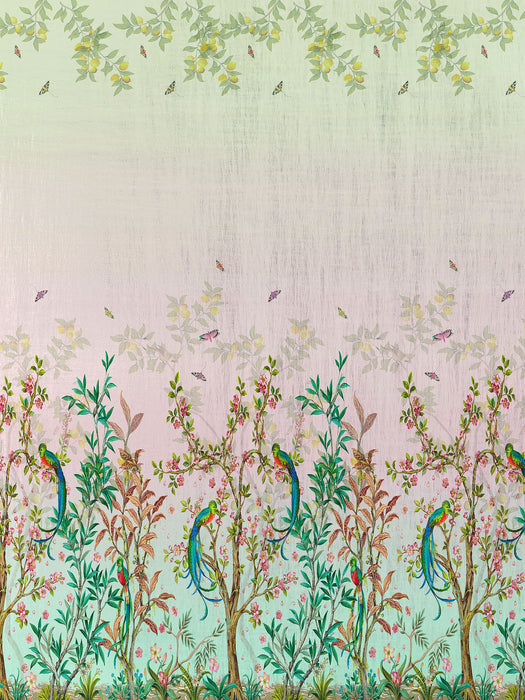 Nicolette Mayer Resplendent Quetzal - Panel Sorbet Wallpaper Sample WNMRESP0002