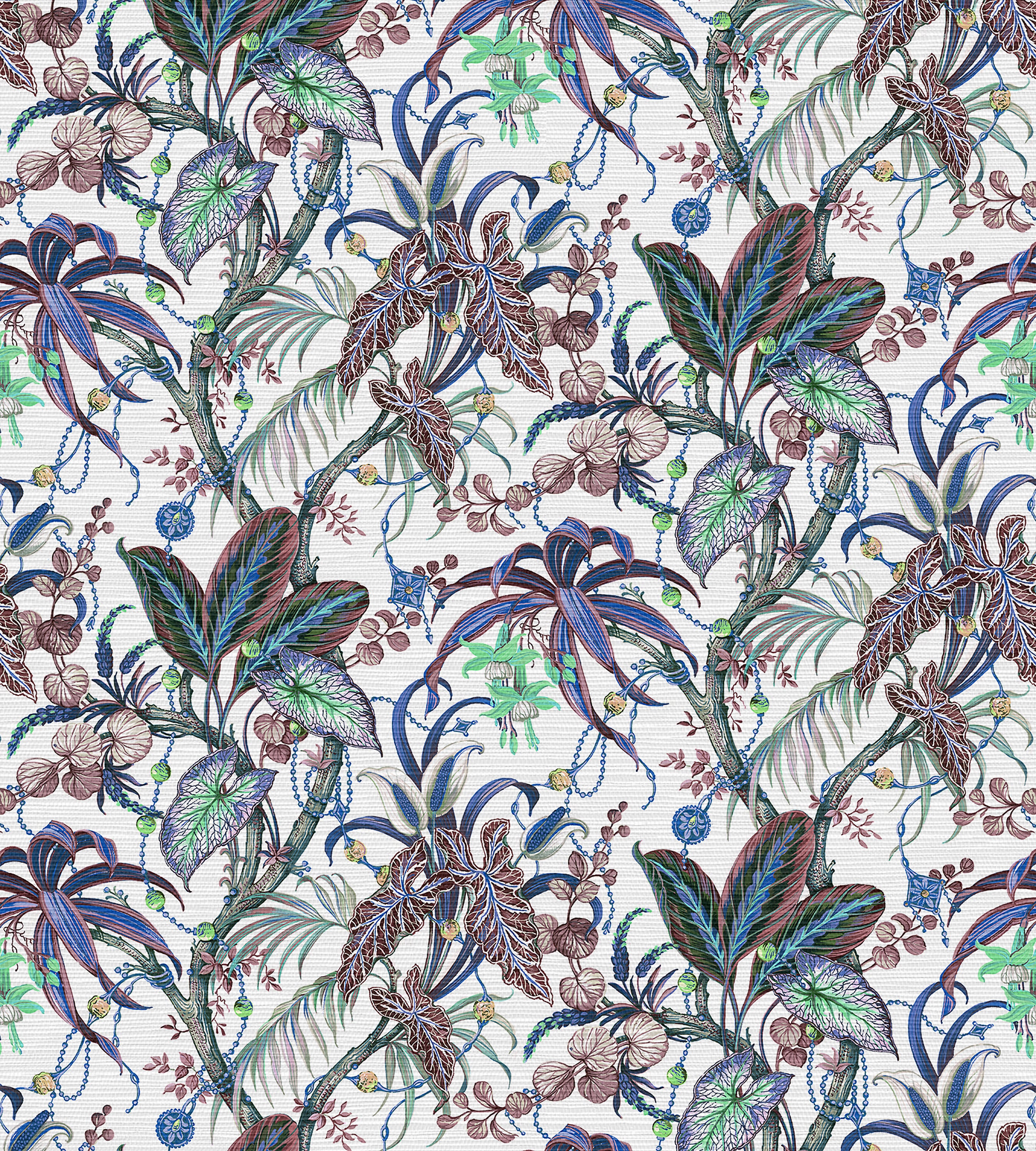 Nicolette Mayer Amazonia Faience Wallcovering Sample WNMAMAZ0003