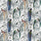 Nicolette Mayer Audubon Exotica Blue Green Multi Wallcovering Sample WNMAUDU0003