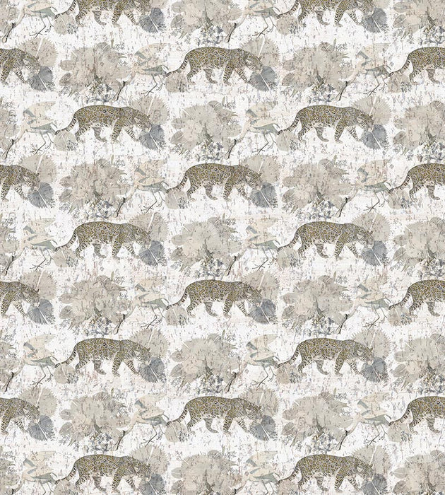 Nicolette Mayer Leopard Walk Cameo Wallpaper Sample WNMLEOP0003