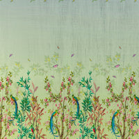 Nicolette Mayer Resplendent Quetzal - Panel Yellow Blue Sunrise Wallpaper WNMRESP0003