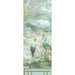 Nicolette Mayer Crested Crane Mural | Panel 3 Green Gold Wallpaper WNMCRESP30004