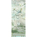 Nicolette Mayer Crested Crane Mural | Panel 5 Green Gold Wallpaper Sample WNMCRESP50004