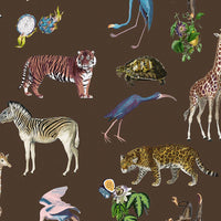 Nicolette Mayer Exotix Brown Wallpaper WNMEXOT0004