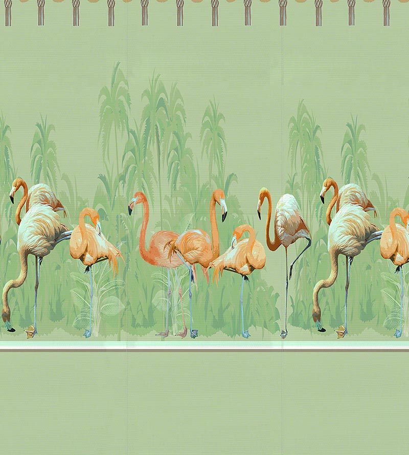 Nicolette Mayer Palm Springs Dyptich Granada - Left Panel Wallpaper Sample WNMPSLP0004