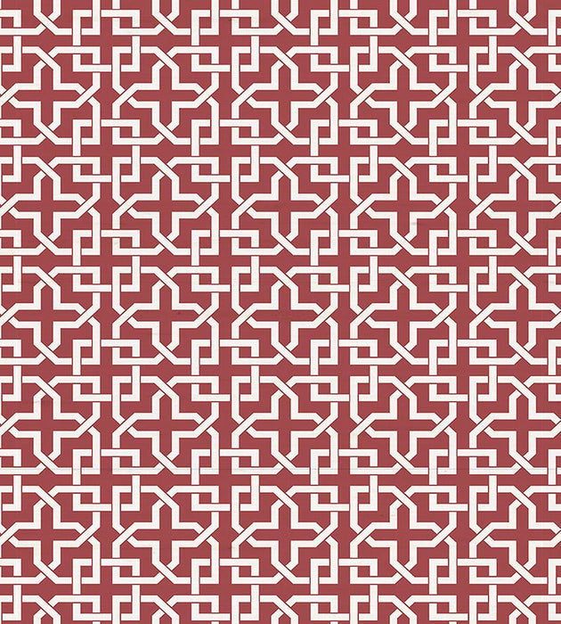 Nicolette Mayer Infinity Brick Red Wallpaper Sample WNMINFI0006