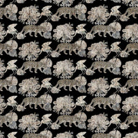 Nicolette Mayer Leopard Walk Black Wallpaper WNMLEOP0006