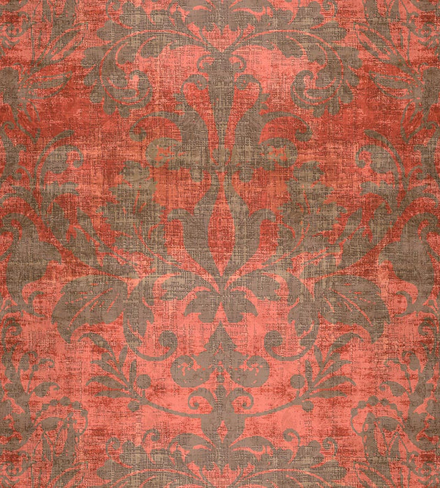 Nicolette Mayer Palace Damask Clay Wallpaper WNMPALA0006