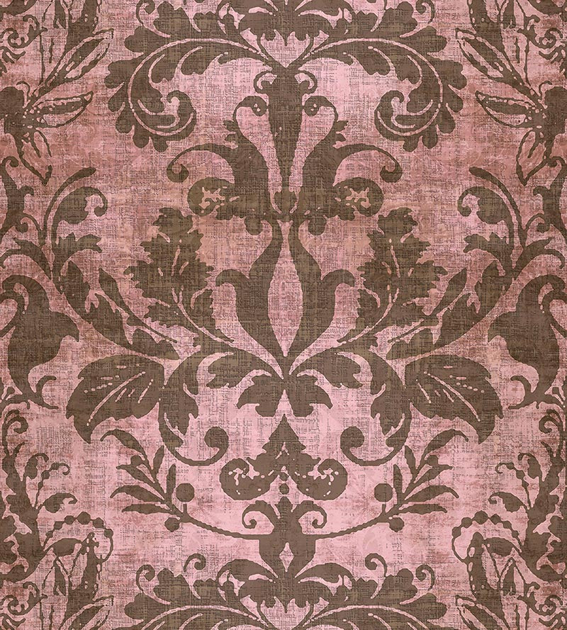 Nicolette Mayer Palace Damask Blush Wallpaper Sample WNMPALA0008
