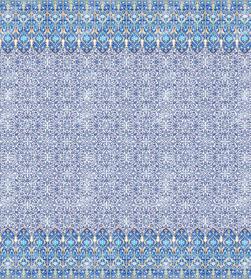 Nicolette Mayer Iznik Overdye - Panel Classic Wallpaper WNMIZNI1009