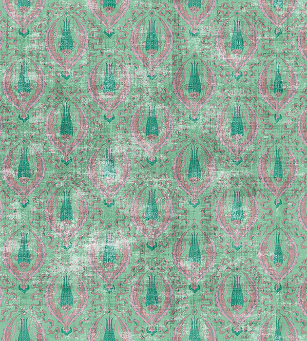 Nicolette Mayer Byzantine Jewel Green Wallpaper Sample WNMBYZA1021