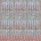Nicolette Mayer Topkapi Garden - Panel Turquoise Red Wallcovering Sample WNMTOPK1047