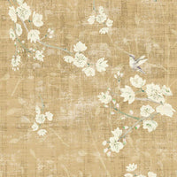 Nicolette Mayer Blossom Fantasia Gold Wallpaper WNMBLOS1051