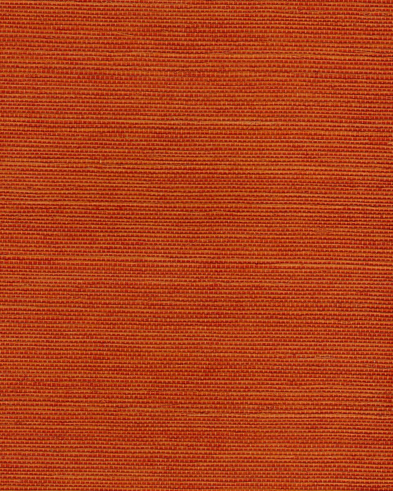 Winfield Thybony Chiyo Sisal Tangerine Wallpaper Sample WNR2070.WT.0