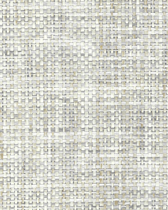 Winfield Thybony Large Noshi Weave Natural Silver Wallpaper WNR2104.WT.0