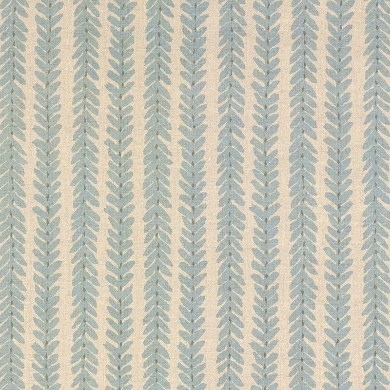 Schumacher Woodperry Blue Fabric WOOD001