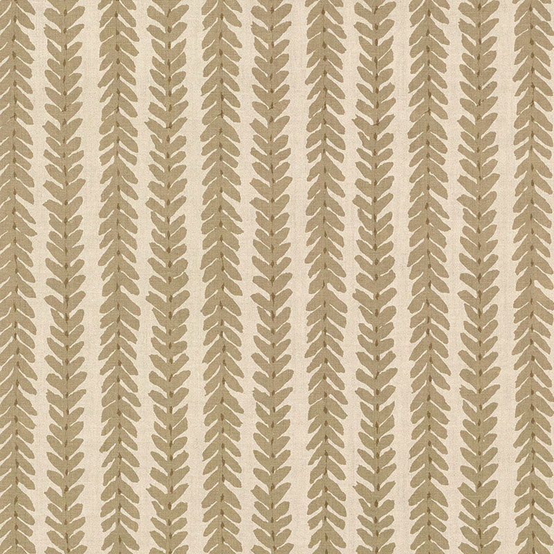 Schumacher Woodperry Brown Fabric Sample WOOD002