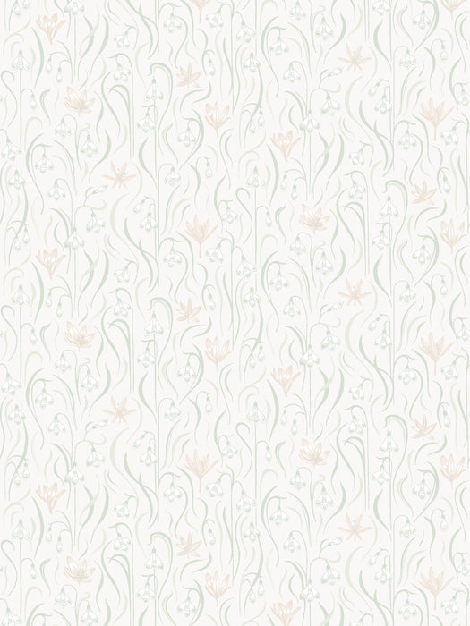Sandberg Signe Spring Green Wallpaper WSB01570001