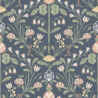 Sandberg Till Carl Indigo Wallpaper WSB01540002